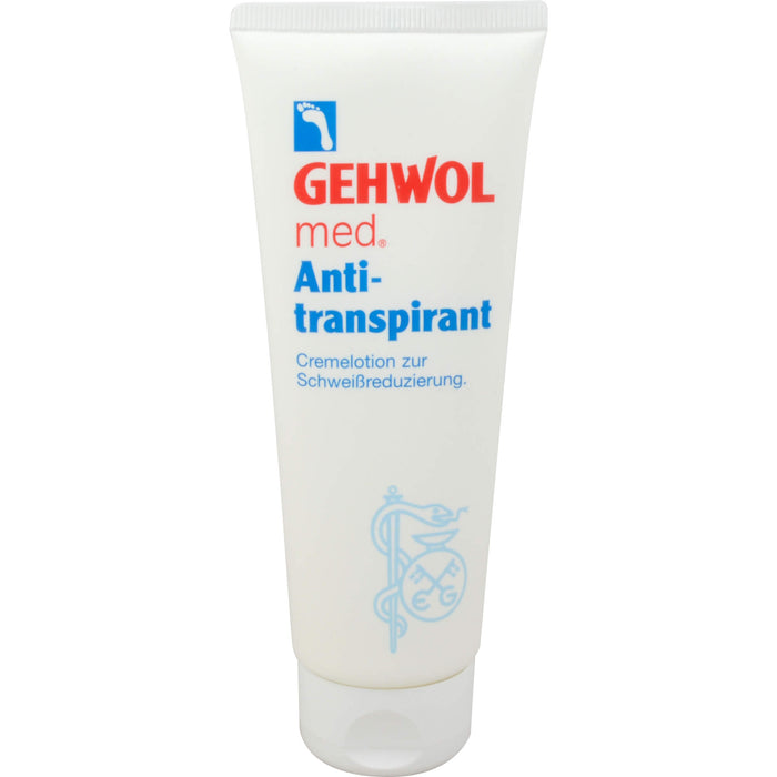 GEHWOL med Antitranspirant Cremelotion zur Schweißreduzierung, 125 ml Lotion