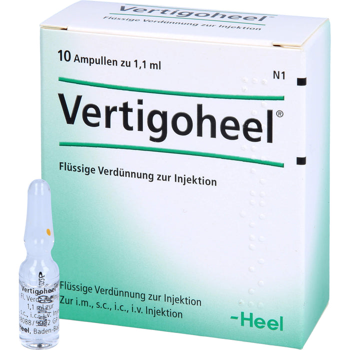 Vertigoheel Flüssige Verdünnung zur Injektion, 10 pc Ampoules