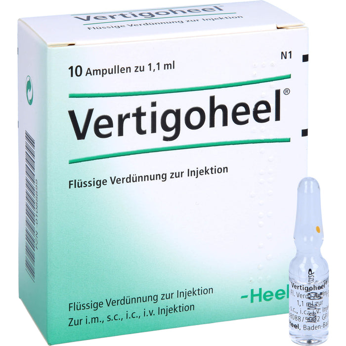 Vertigoheel Flüssige Verdünnung zur Injektion, 10 pc Ampoules