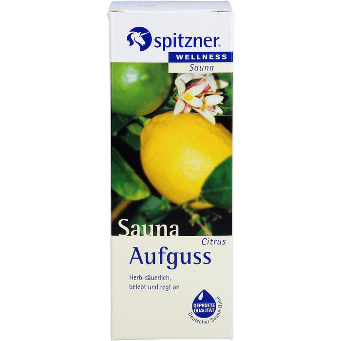 Spitzner Saunaaufguss Citrus Wellness, 190 ml Konzentrat