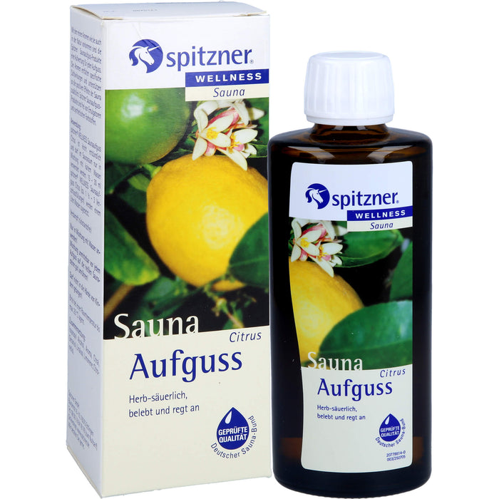 Spitzner Saunaaufguss Citrus Wellness, 190 ml Concentré