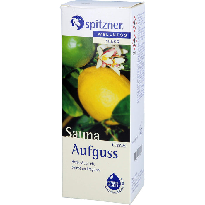 Spitzner Saunaaufguss Citrus Wellness, 190 ml Concentré