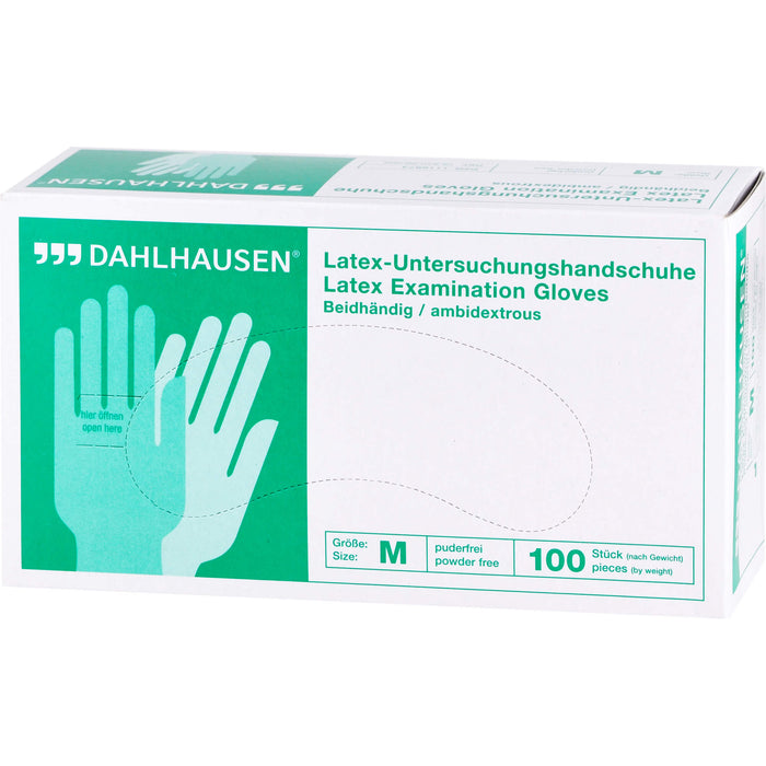 Latex-Handschuhe ungepudert Gr.M, 100 pc Gants