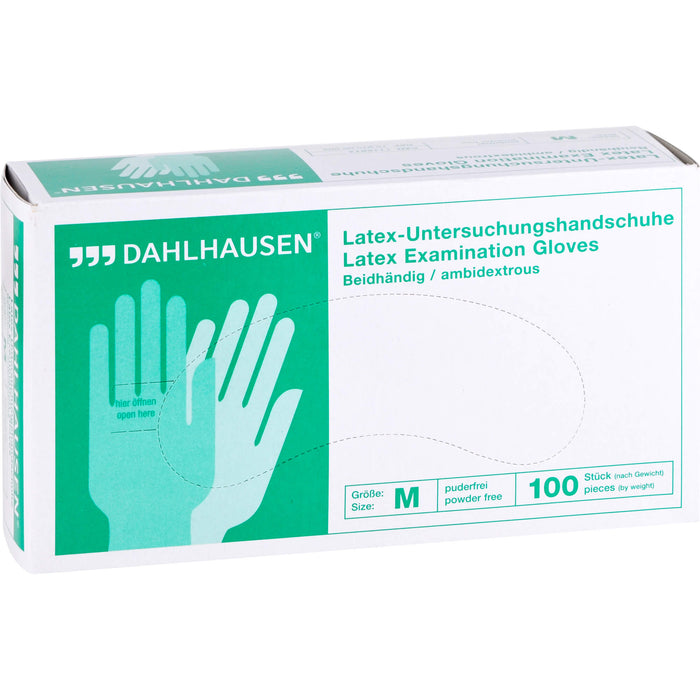 Latex-Handschuhe ungepudert Gr.M, 100 pc Gants