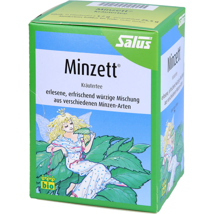 Salus Minzett Kräutertee, 15 pc Sac filtrant