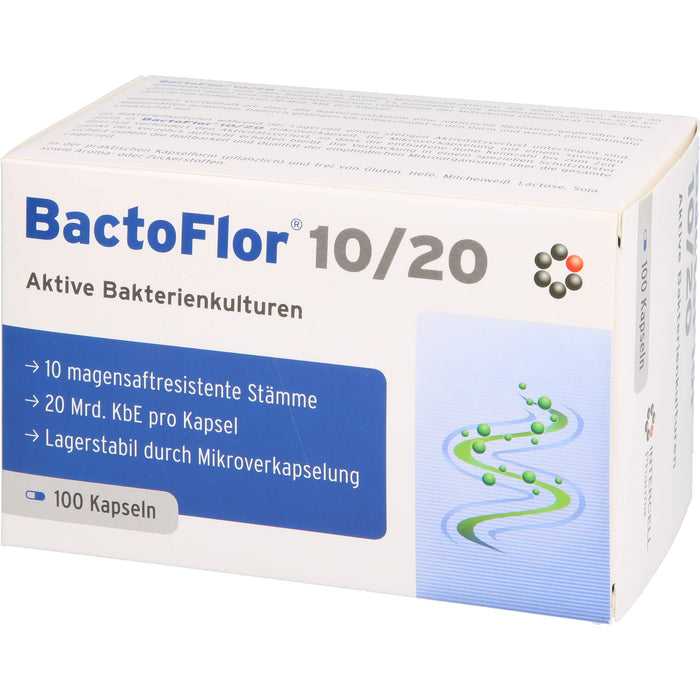 BactoFlor 10/20 aktive Bakterienkulturen Kapseln, 100 pc Capsules