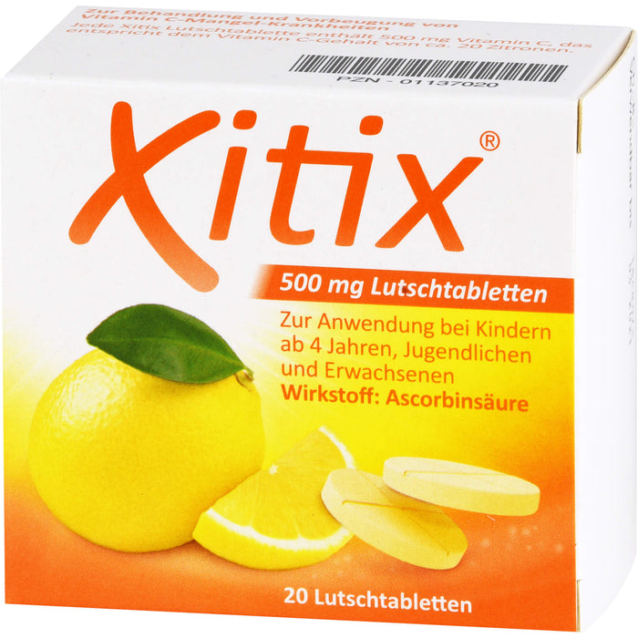 Xitix 500 mg Lutschtabletten, 20 pc Tablettes