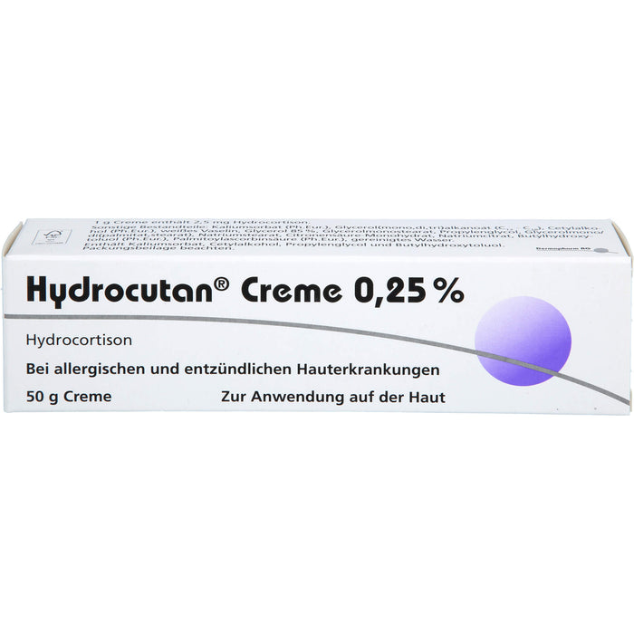 Hydrocutan Creme 0,25 % Hydrocortison, 50 g Crème