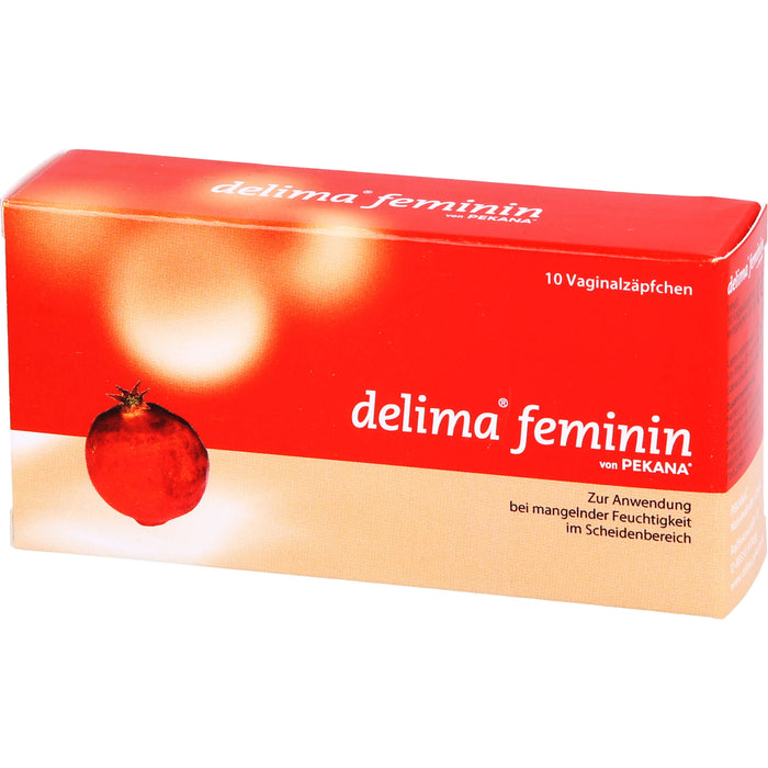 PEKANA delima feminin Vaginalzäpfchen, 10 St. Zäpfchen