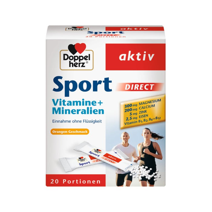 Doppelherz Sport direct Vitamine + Mineralien Beutel, 20 pc Sachets