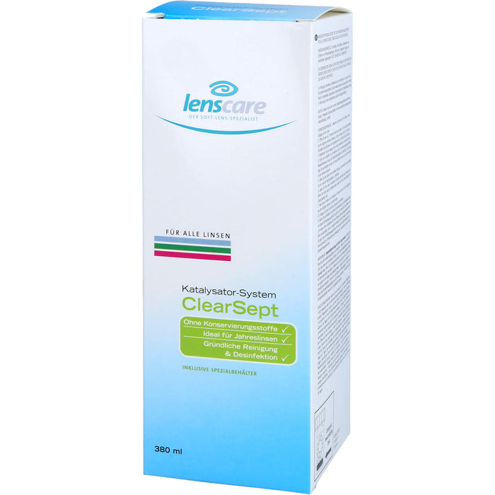 Lenscare ClearSept 380 ml + Behälter, 1 pcs. Combipack