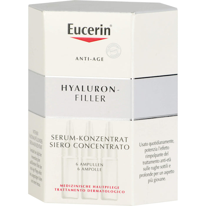 Eucerin Anti-Age Hyaluron-Filler Serum-Konzentrat Ampullen, 6 pcs. Ampoules