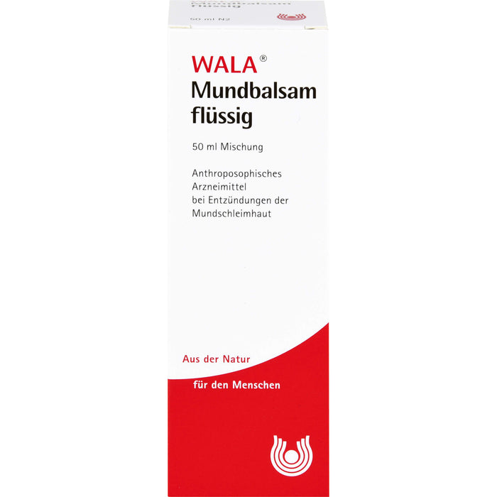 WALA Mundbalsam flüssig bei Erkrankungen des Mund- und Rachenraumes, 50 ml Solution