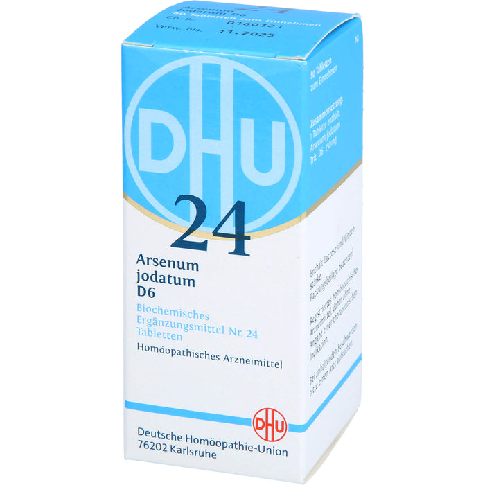 DHU Schüßler-Salz Nr. 24 Arsenum jodatum D6 Tabletten, 80 St. Tabletten