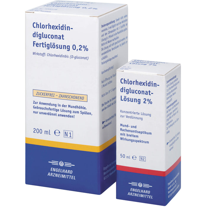 Chlorhexidindigluconat Fertiglösung 0,2 % zur Anwendung in der Mundhöhle, 200 ml Lösung