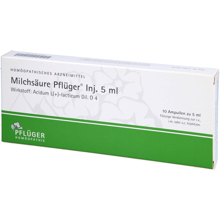 Milchsäure Pflüger Inj. 5 ml, 10 St ILO