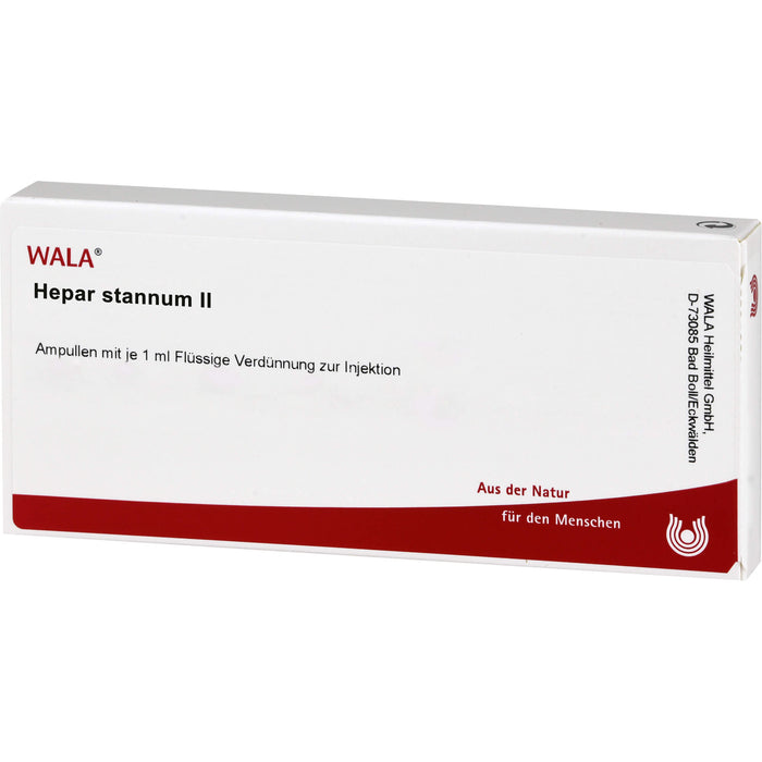 Hepar/Stannum II Wala Ampullen, 10X1 ml AMP