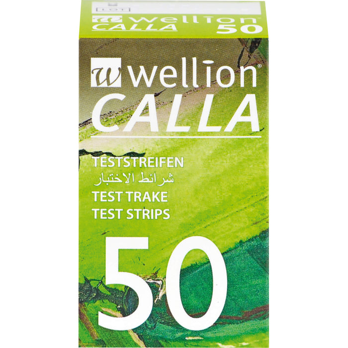 Wellion Calla Blutzuckerteststreifen, 50 pc Bandelettes réactives