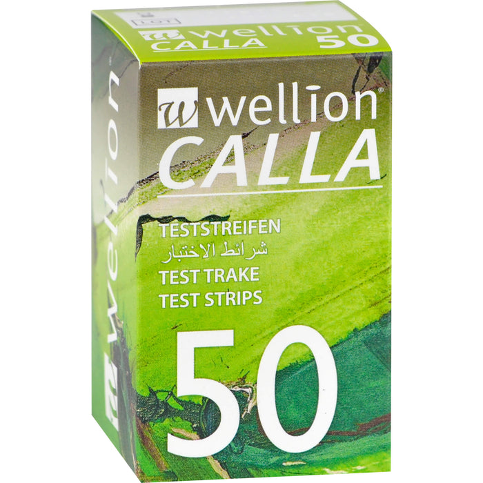 Wellion Calla Blutzuckerteststreifen, 50 pcs. Test strips