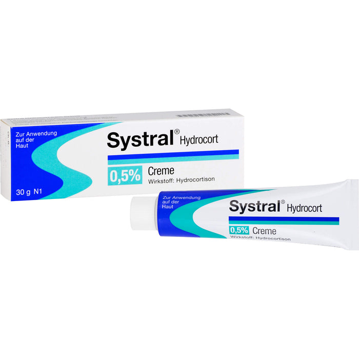 Systral Hydrocort 0.5% Creme bei allergischen & entzündlichen Hauterkrankungen, 30 g Cream