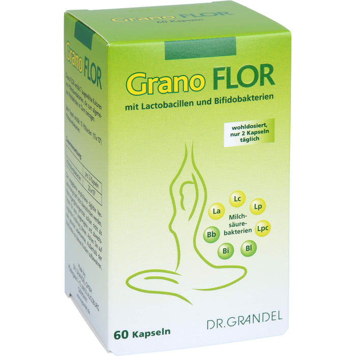 Grano Flor mit Lactobacillen und Bifidobakterien Kapseln, 60 pcs. Capsules