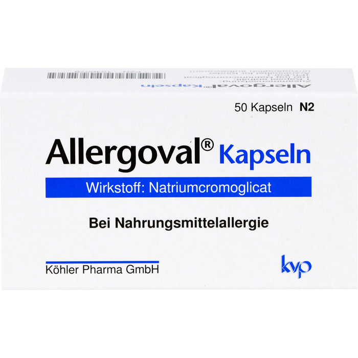 Allergoval Kapseln bei Nahrungsmittelallergie, 50 pcs. Capsules