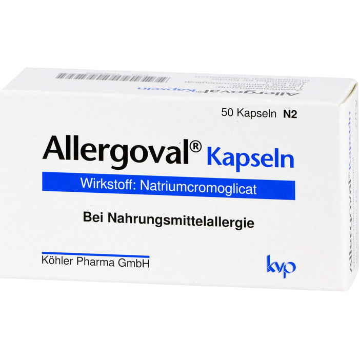 Allergoval Kapseln bei Nahrungsmittelallergie, 50 pcs. Capsules