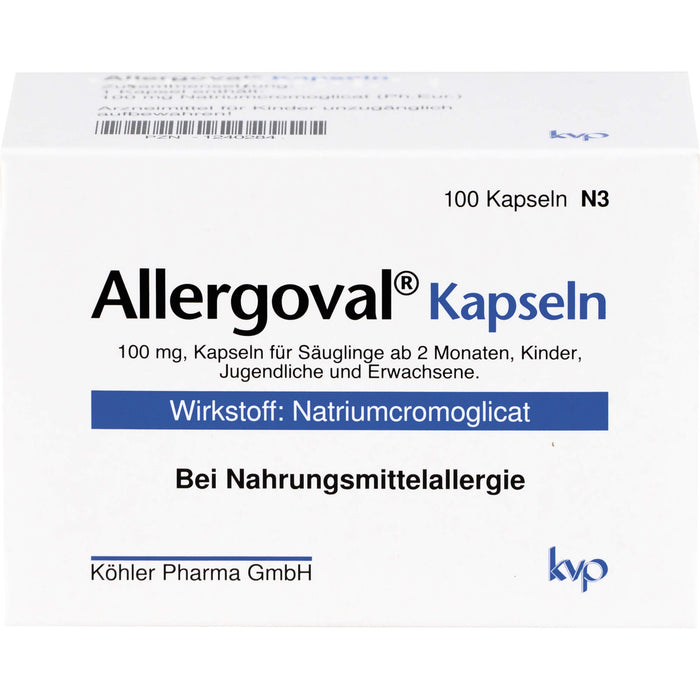 Allergoval Kapseln bei Nahrungsmittelallergie, 100 St. Kapseln