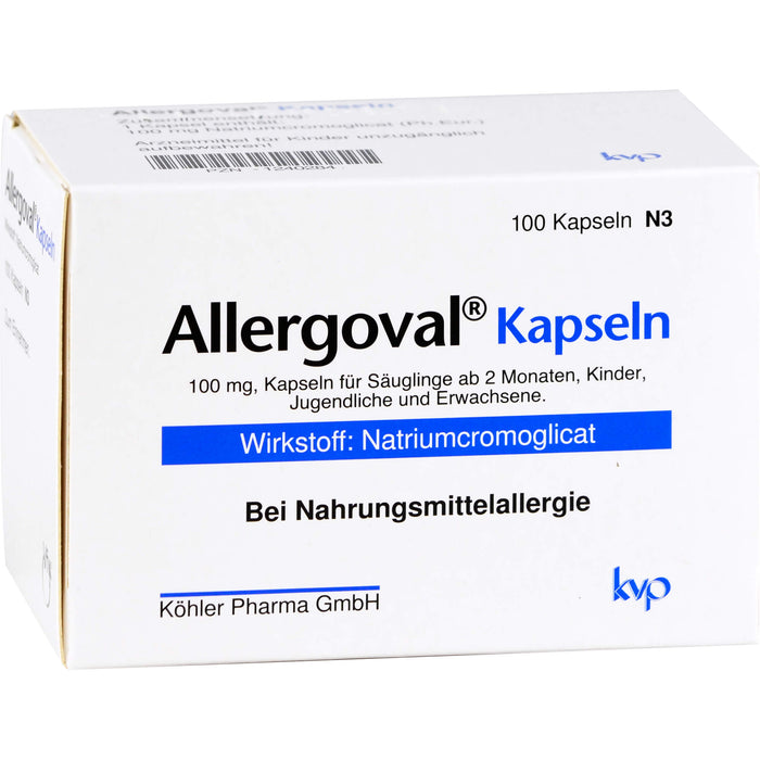 Allergoval Kapseln bei Nahrungsmittelallergie, 100 pc Capsules