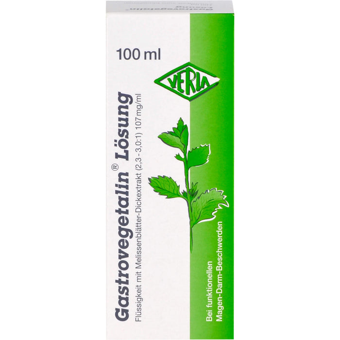 Gastrovegetalin Lösung bei Magen-Darm-Beschwerden, 100 ml Solution