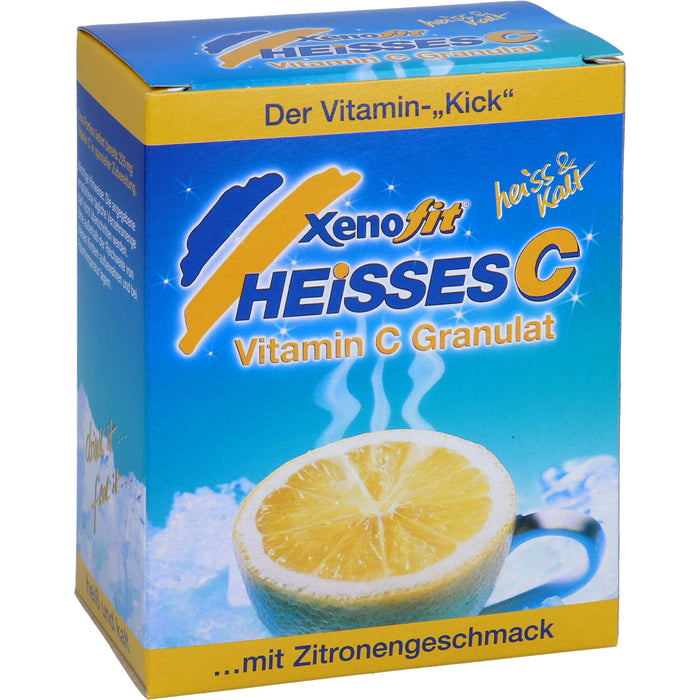 Xenofit Heißes C Vitamin C Granulat mit Zitronengeschmack, 10 St. Beutel