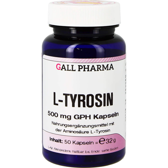 GALL PHARMA L-Tyrosin 500 mg GPH Kapseln, 50 St. Kapseln