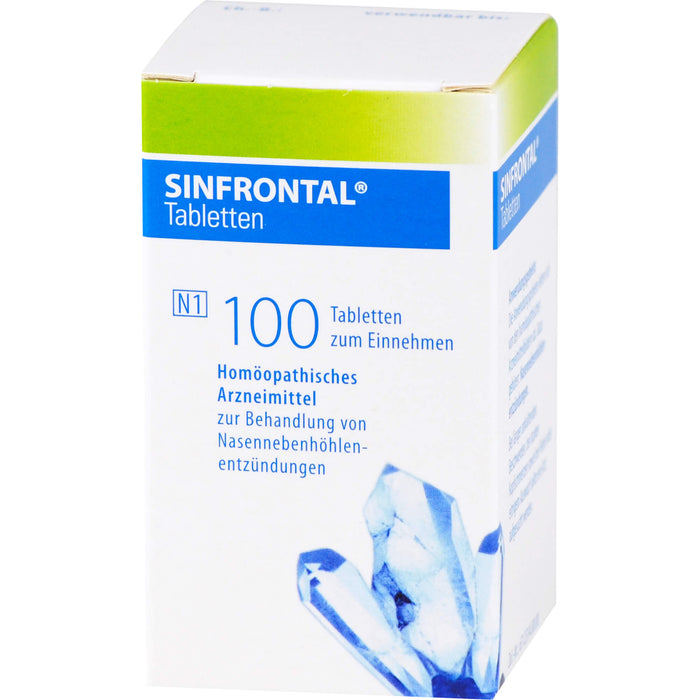 SINFRONTAL Tabletten bei Nasennebenhöhlenentzündung, 100 pcs. Tablets