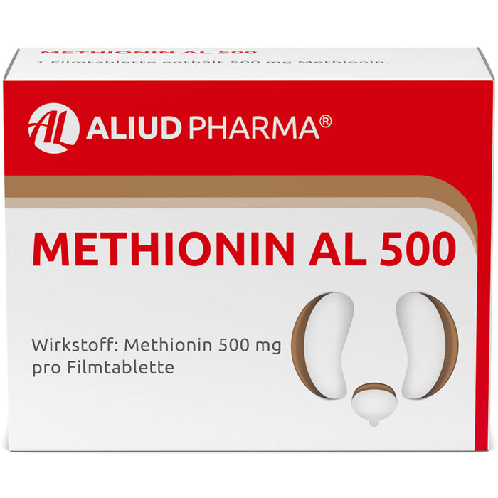 Methionin AL 500 Filmtabletten zur Harnansäuerung, 100 St. Tabletten