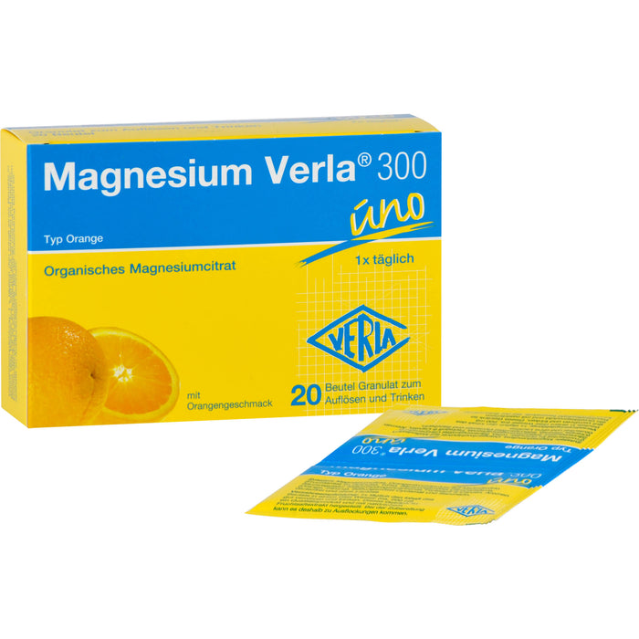 Magnesium Verla 300 uno Typ Orange Granulat, 20 St. Beutel