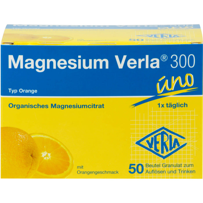 Magnesium Verla 300 uno Typ Orange Granulat, 50 pc Sachets