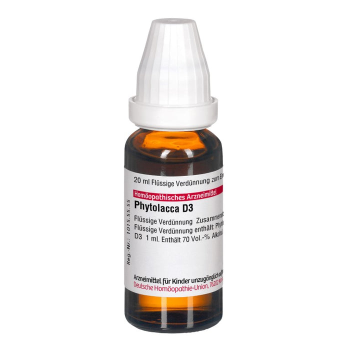 DHU Phytolacca D3 Dilution, 20 ml Lösung