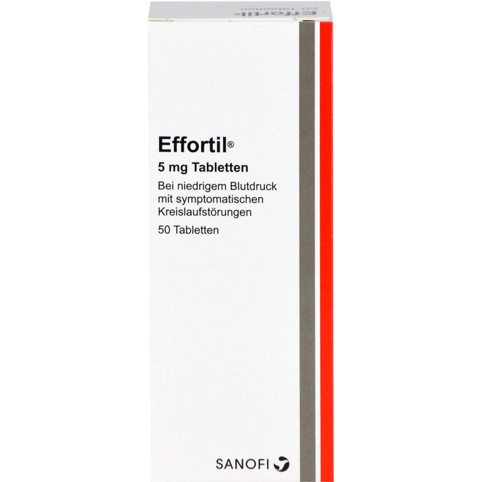 Effortil Tabletten bei niedrigem Blutdruck, 50 pc Tablettes