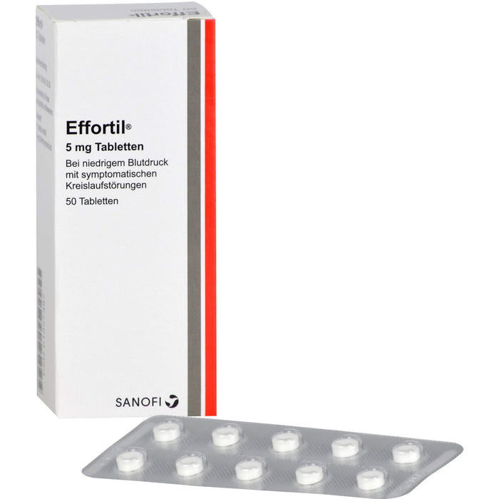 Effortil Tabletten bei niedrigem Blutdruck, 50 pcs. Tablets