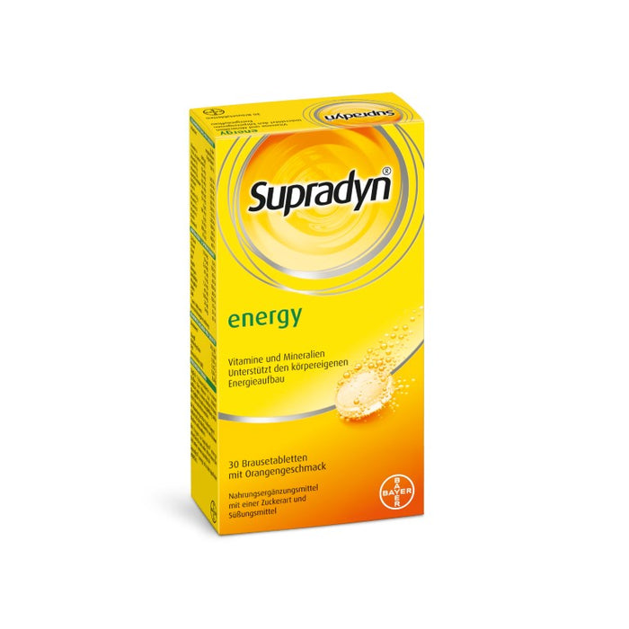 Supradyn energy Brausetabletten mit Orangengeschmack, 30 pcs. Tablets