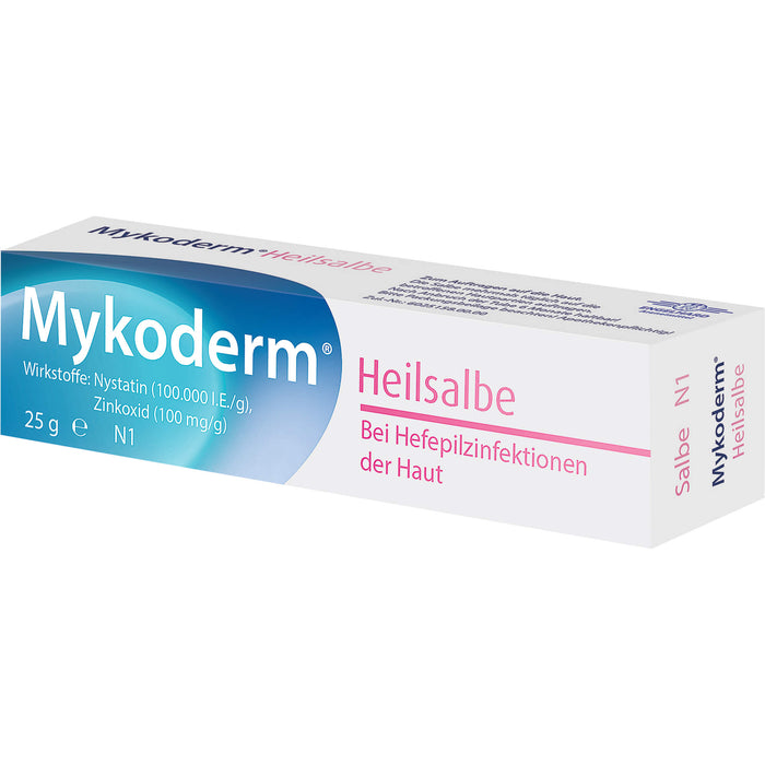 Mykoderm Heilsalbe bei Hefepilzinfektionen der Haut, 25 g Salbe