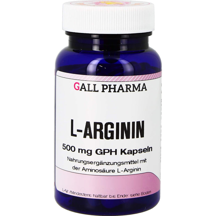 GALL PHARMA Arginin 500 mg GPH Kapseln, 60 pcs. Capsules