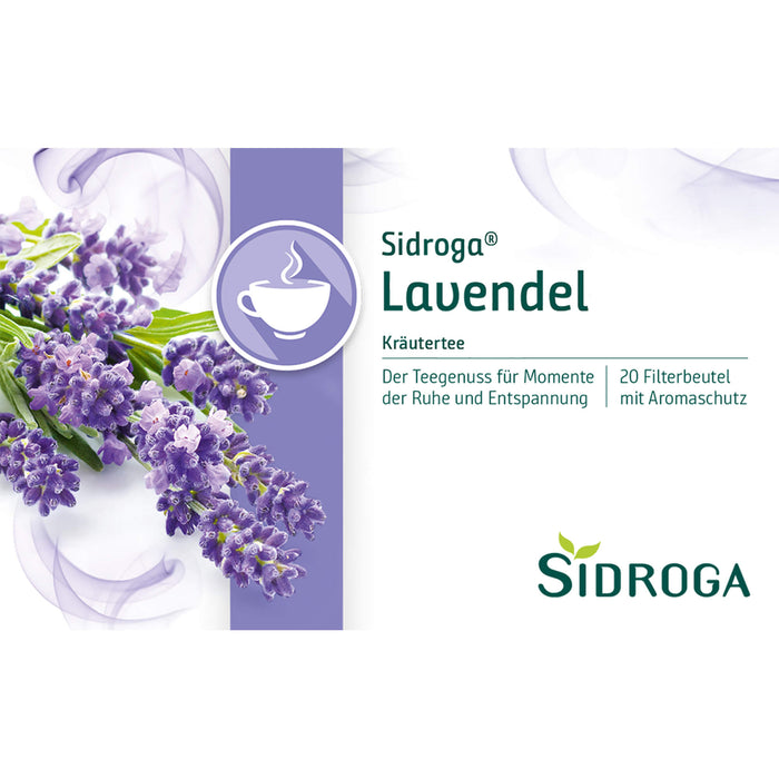 Sidroga Lavendel Arzneitee, 20 pc Sac filtrant