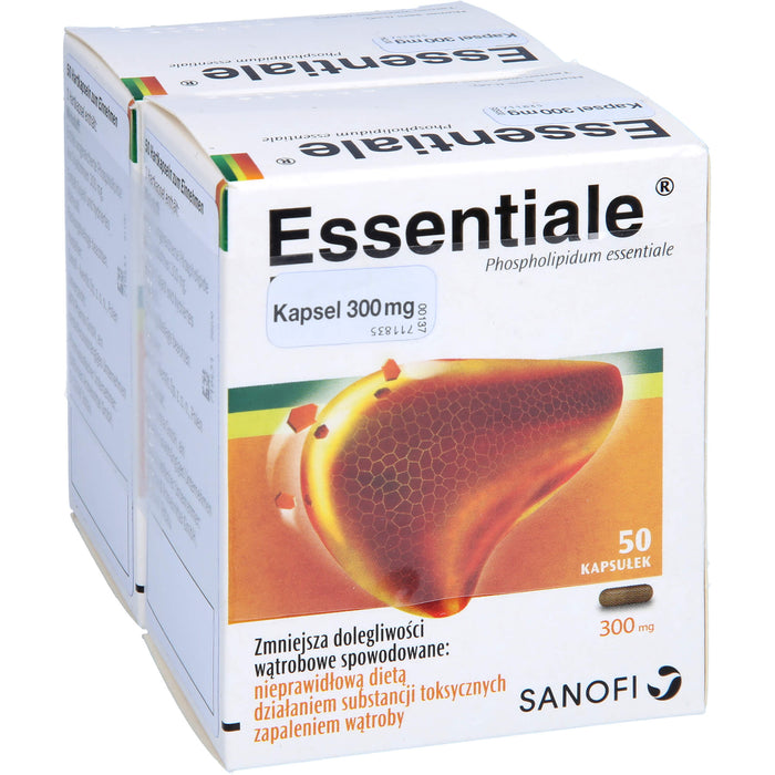 EMRA-MED Essentiale Kapseln 300 mg bei akuten und chronischen Lebererkrankungen Reimport EMRAmed, 100 pcs. Capsules