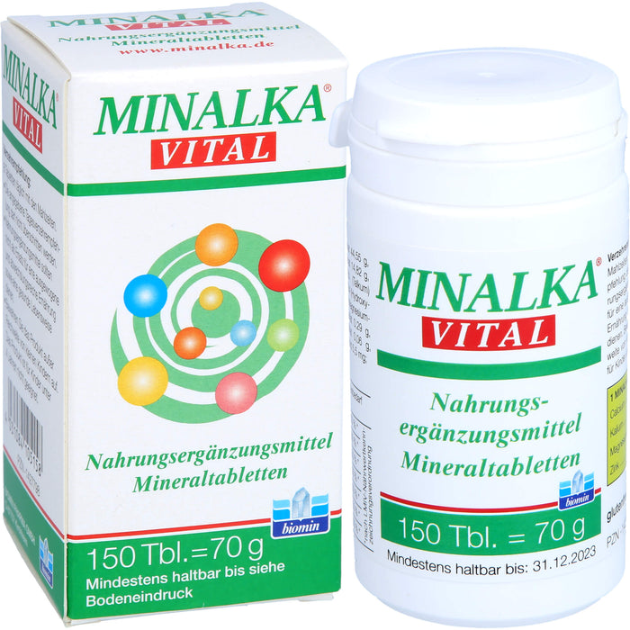 MINALKA vital Mineraltabletten, 150 St. Tabletten