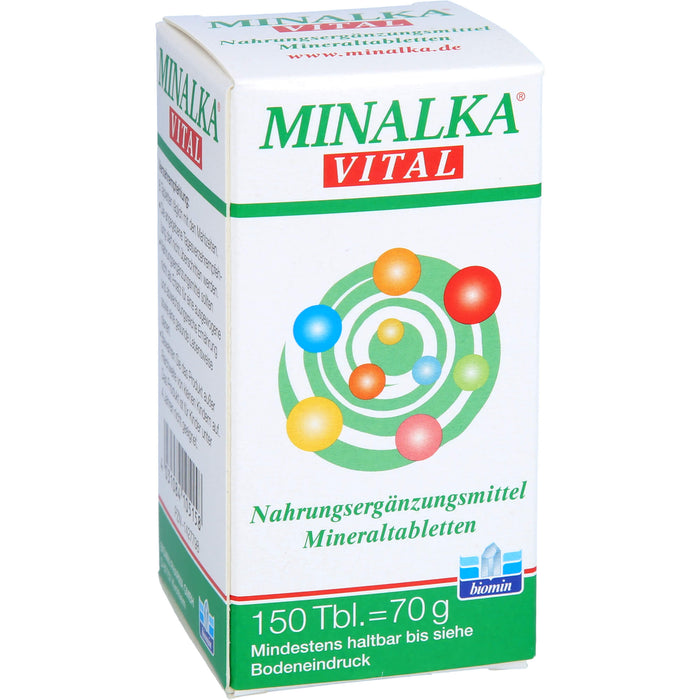 MINALKA vital Mineraltabletten, 150 pcs. Tablets