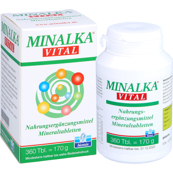 MINALKA vital Mineraltabletten, 360 pc Tablettes