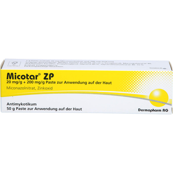 Micotar ZP Paste bei Hefepilzerkrankungen, 50 g Cream