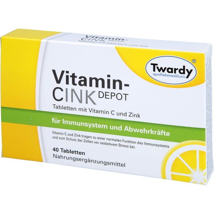 Twardy Vitamin-Cink Depot Tabletten, 40 pc Tablettes