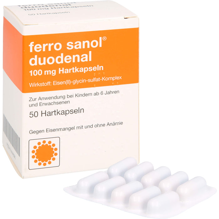 ferro sanol duodenal Kapseln gegen Eisenmangel, 50 pcs. Capsules